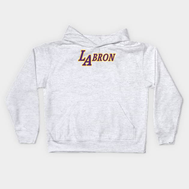 LAbron! Kids Hoodie by pralonhitam